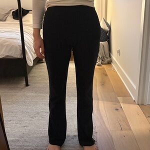 Beyond Yoga Spacedye Bootcut Flare Yoga Pants, Darkest Night, size XL